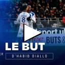 Clermont Foot-Racing (1-1) : le but bord terrain d'Habib Diallo